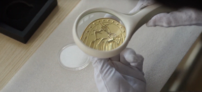 custom embossing of your gold and silver coins